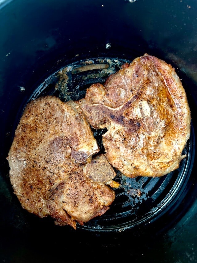 Air fried pork chop