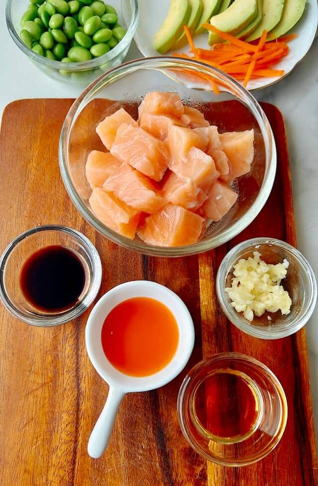 Honey Sriracha Salmon Marinade Ingredient
