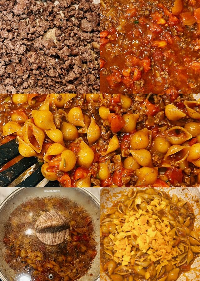 How to make One Pot Taco Pasta