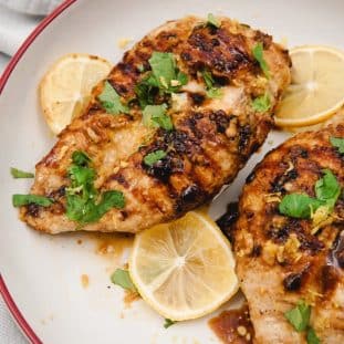 Lemon Dijon Garlic Grilled Chicken