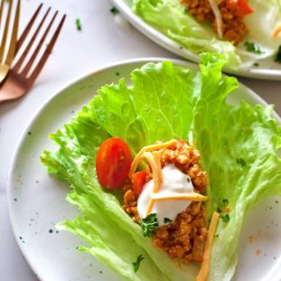 TURKEY TACO LETTUCE WRAP RECIPE