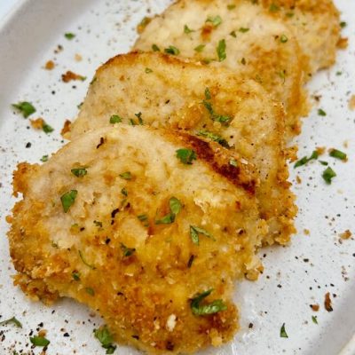 breaded baked pork chops