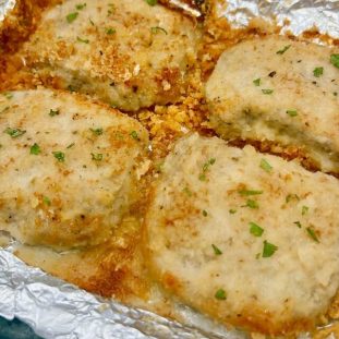 parmesan crusted pork chop
